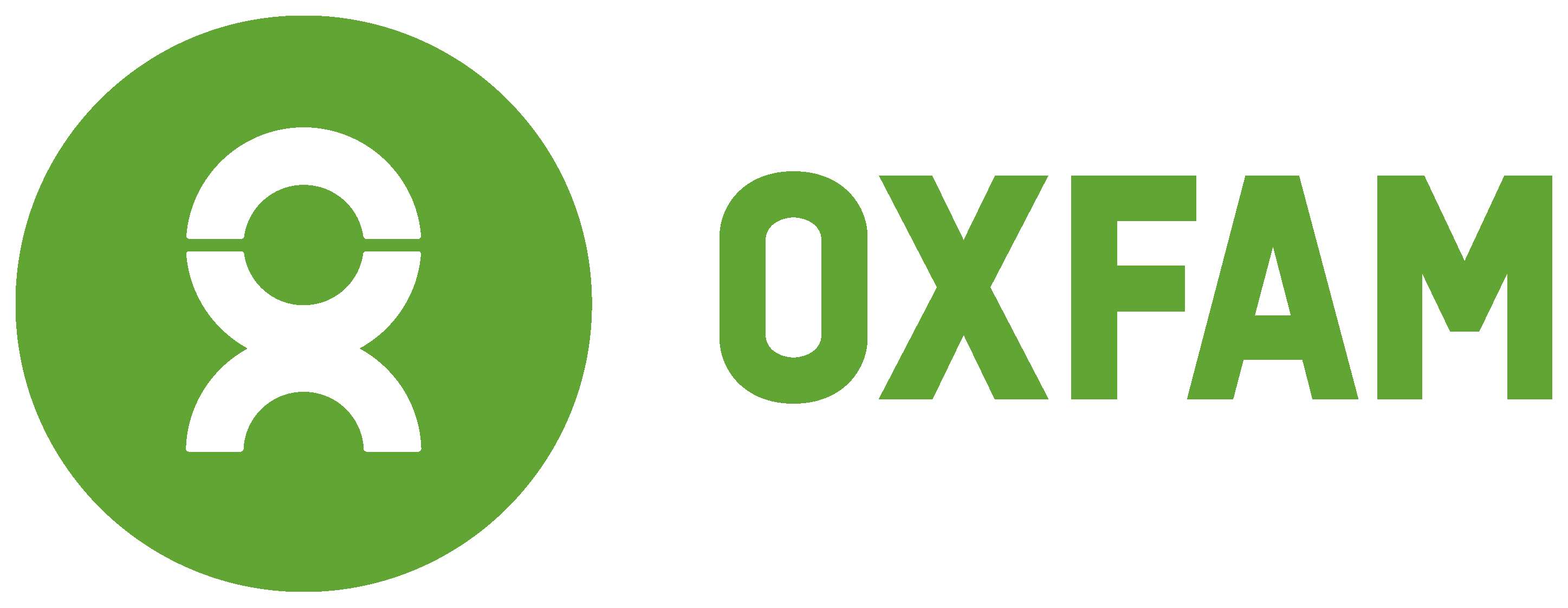 Oxfam logo displaying a green circular symbol with a stylized person and the word Oxfam, set in a humanitarian and supportive atmosphere, conveying compassion and global outreach