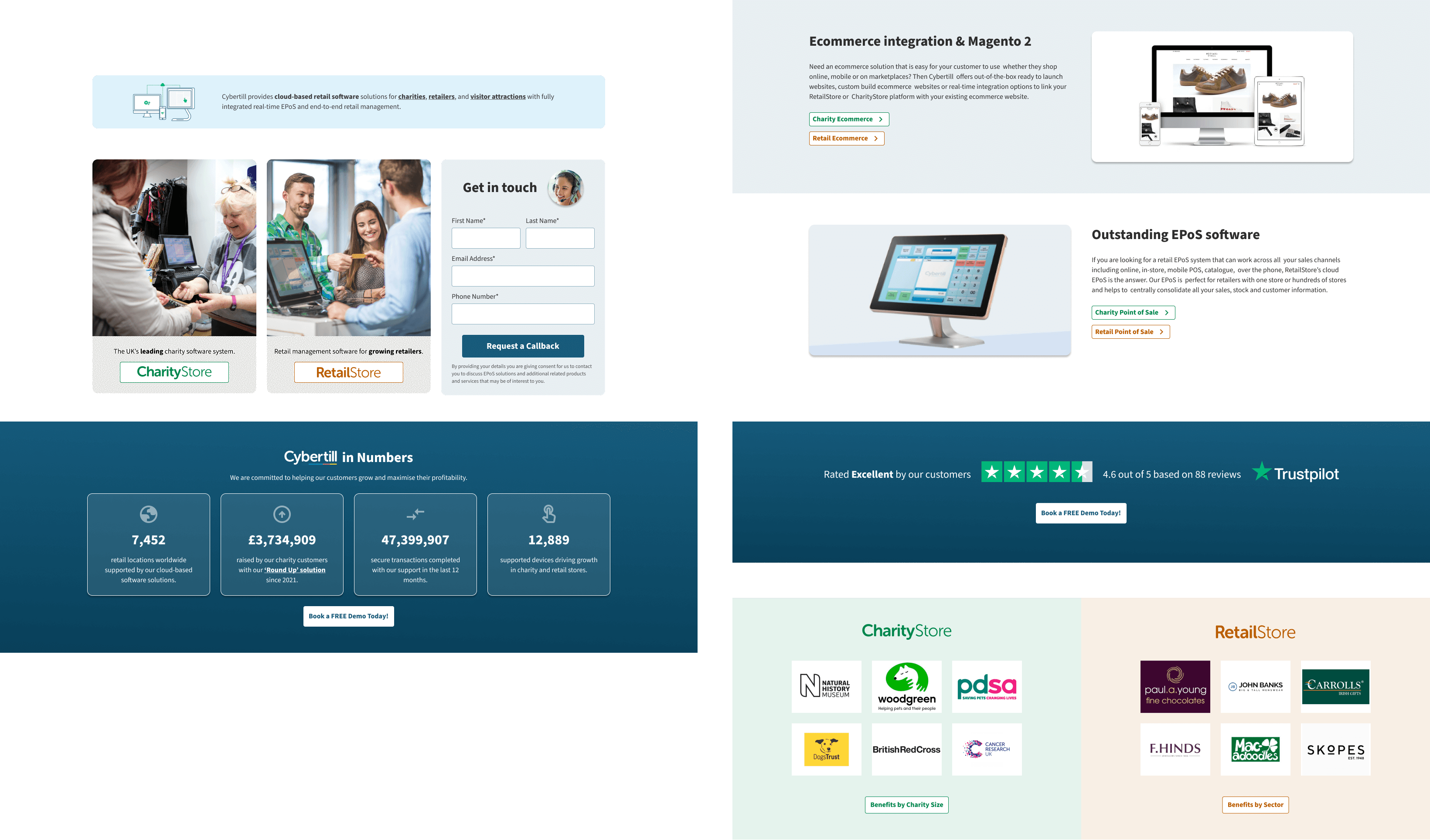 New Homepage Components